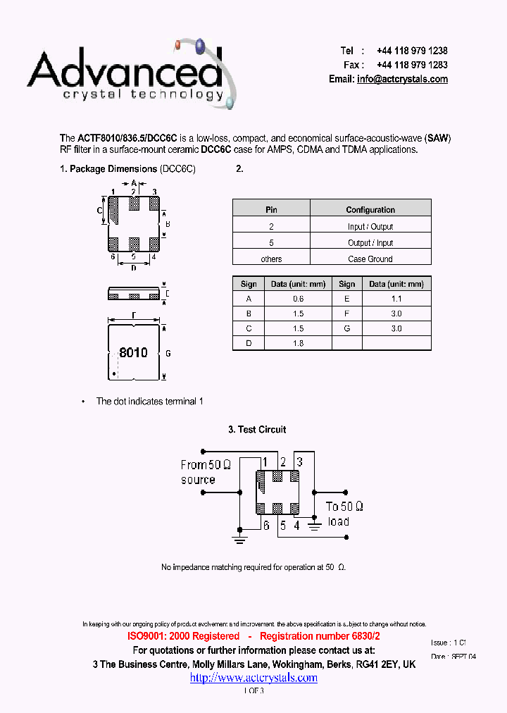 ACTF8010_4790804.PDF Datasheet