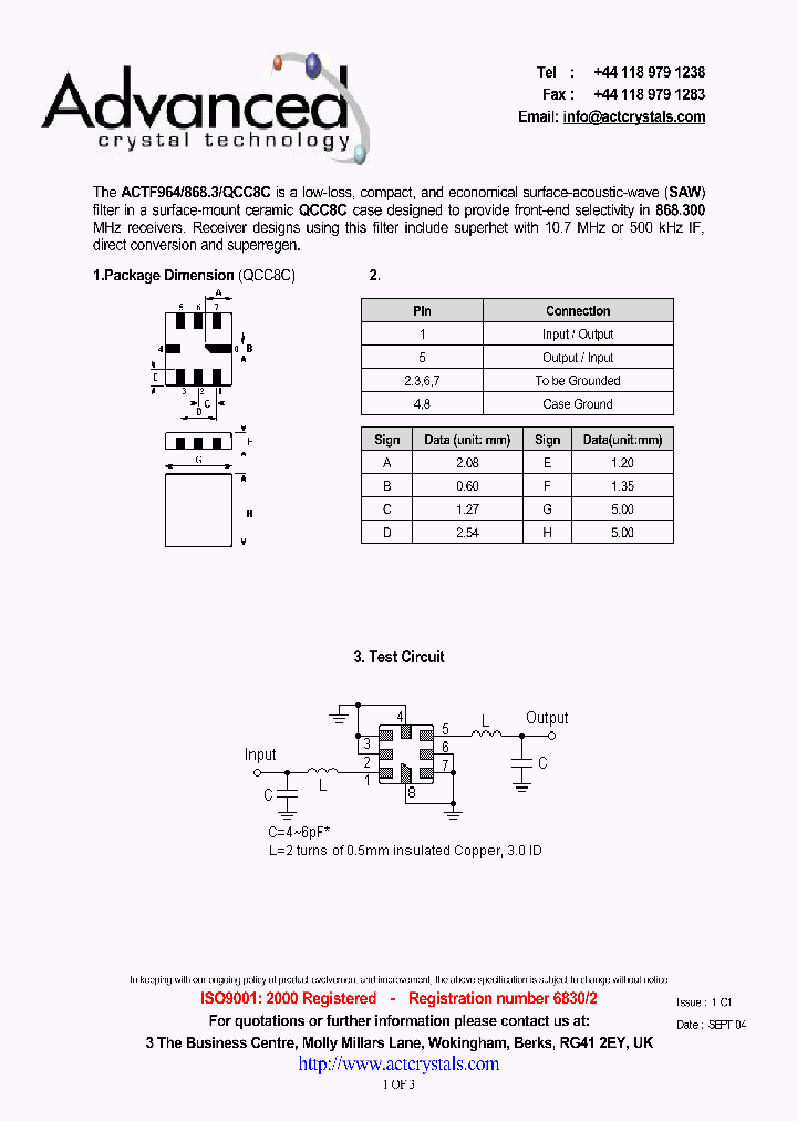 ACTF964_4205117.PDF Datasheet