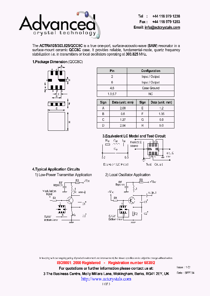 ACTR4105_4207162.PDF Datasheet