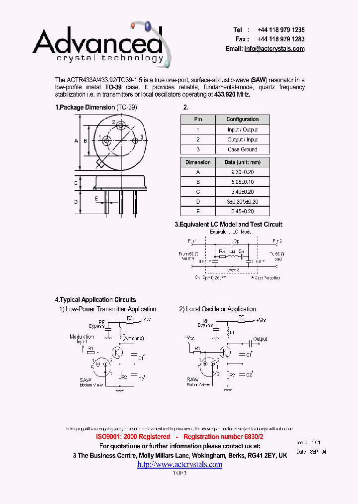 ACTR433A43392TO39-15_4233167.PDF Datasheet