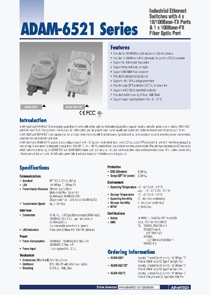 ADAM-6521-ST_4531287.PDF Datasheet