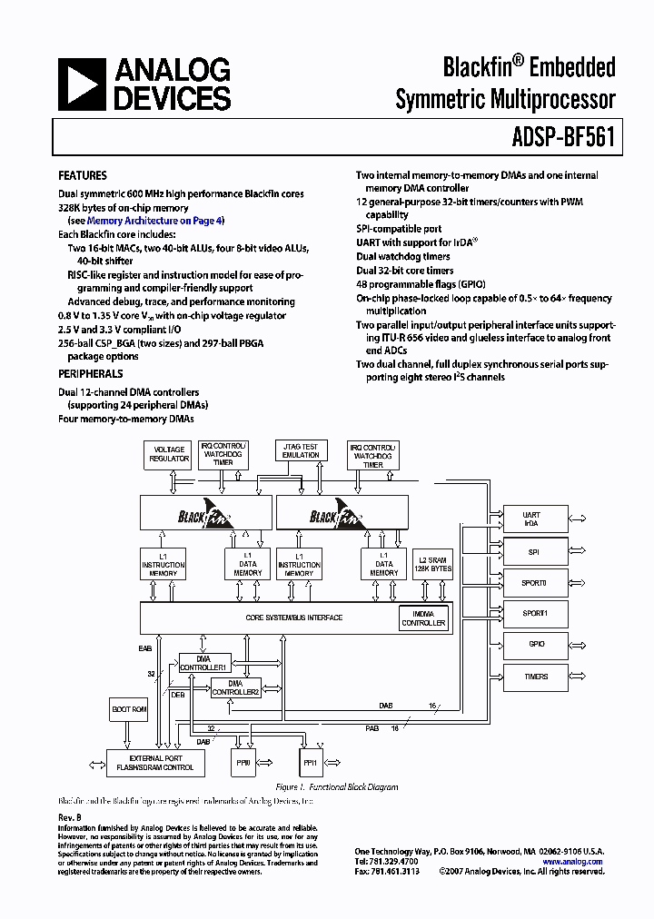 ADSP-BF561SBBCZ-5A2_4459636.PDF Datasheet