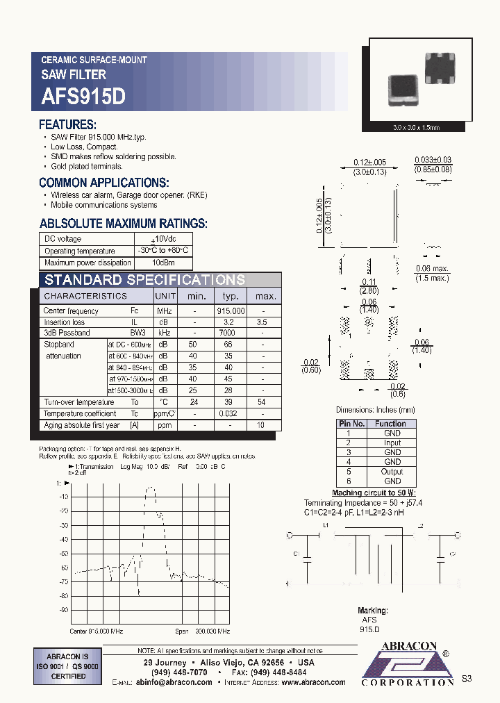 AFS915D_4243955.PDF Datasheet