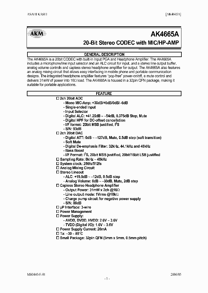 AK4665A_4460209.PDF Datasheet