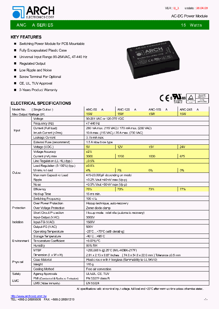 ANC-15S_4504401.PDF Datasheet