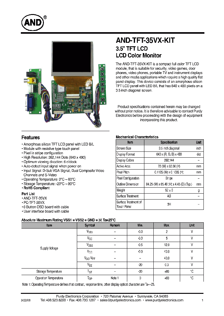 AND-TFT-35VX-KIT_4566828.PDF Datasheet