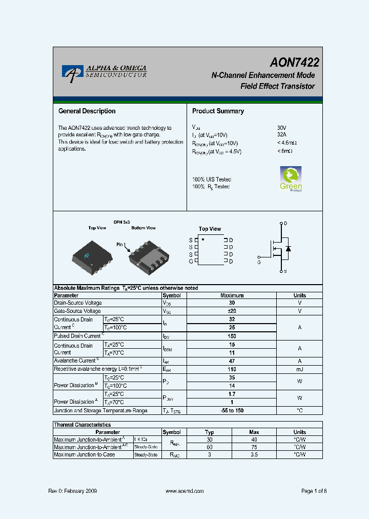 AON7422_4405226.PDF Datasheet