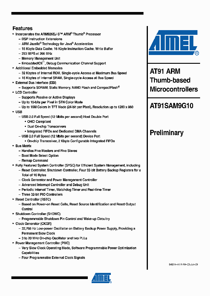 AT91SAM9G101_4628450.PDF Datasheet