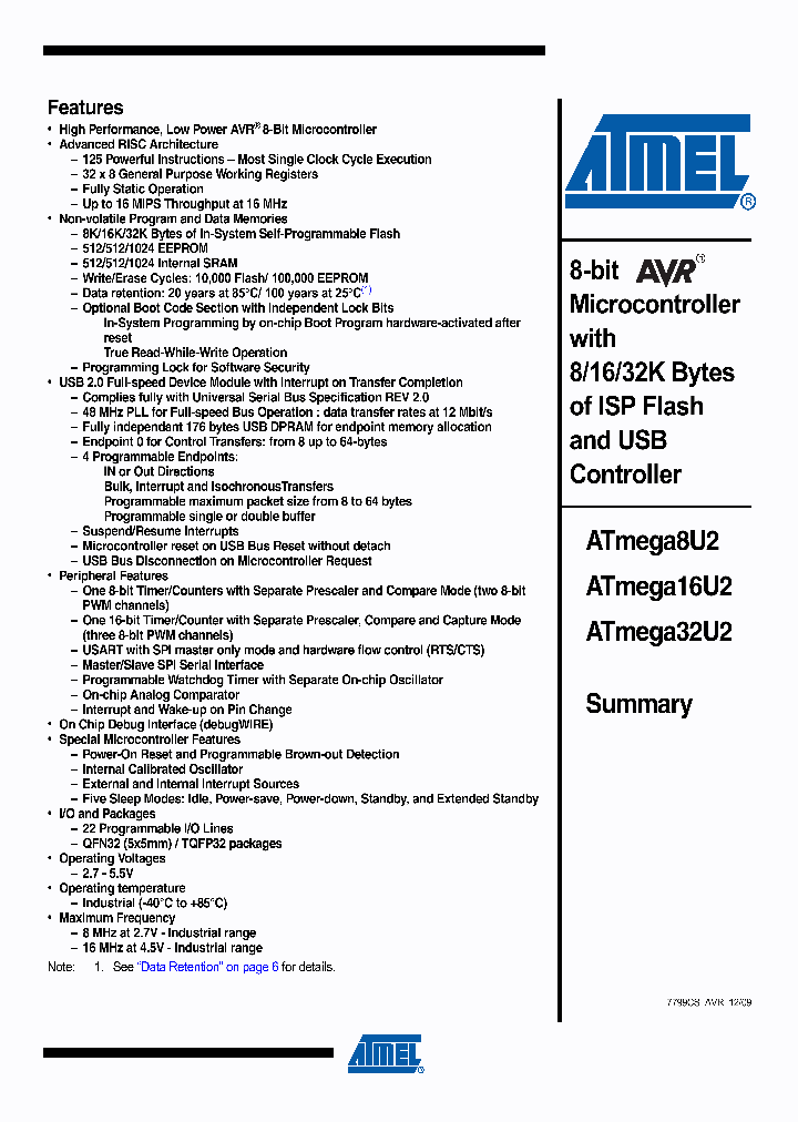 ATMEGA32U2-AU_4901465.PDF Datasheet