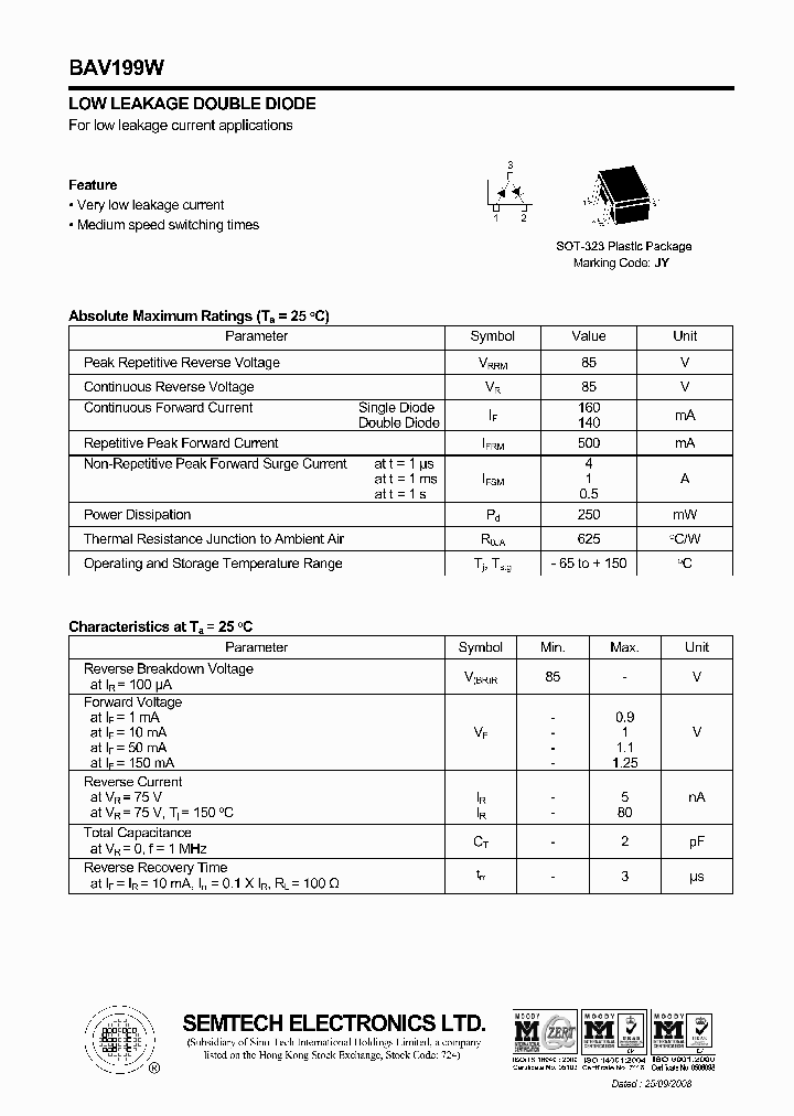 BAV199W_4530299.PDF Datasheet