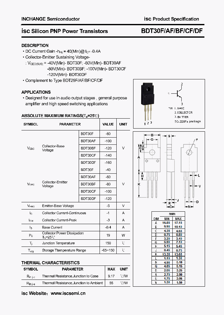 BDT30CF_4325948.PDF Datasheet