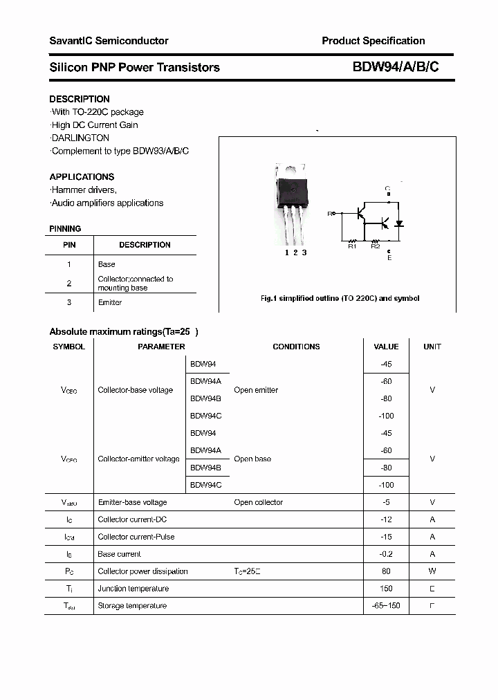 BDW94A_4392312.PDF Datasheet