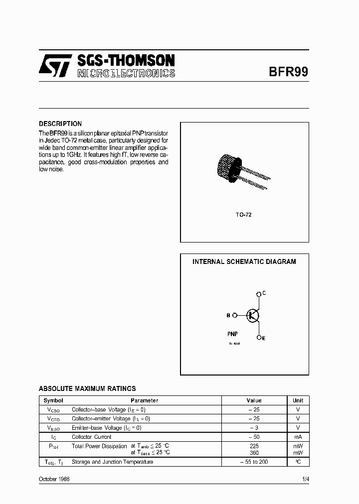 BFR99_4224274.PDF Datasheet