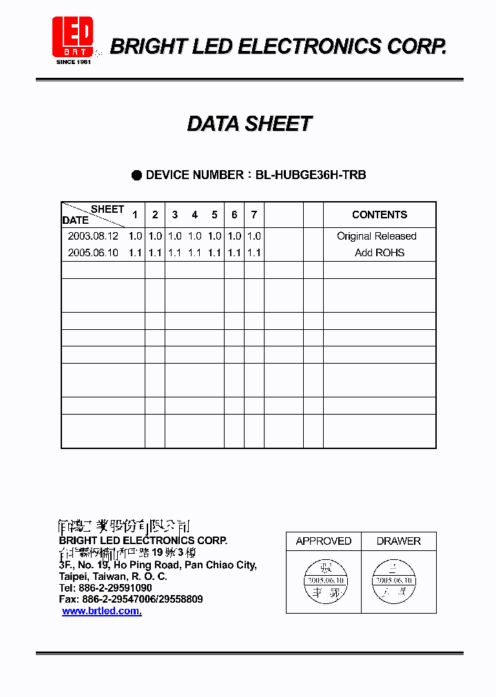 BL-HUBGE36H-TRB_4515788.PDF Datasheet
