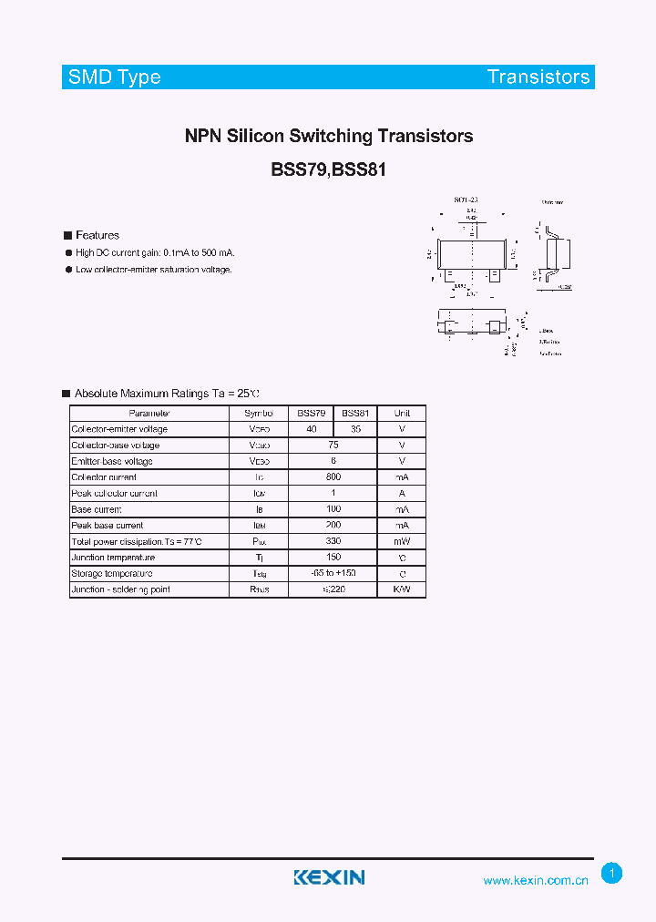 BSS79C_4363743.PDF Datasheet