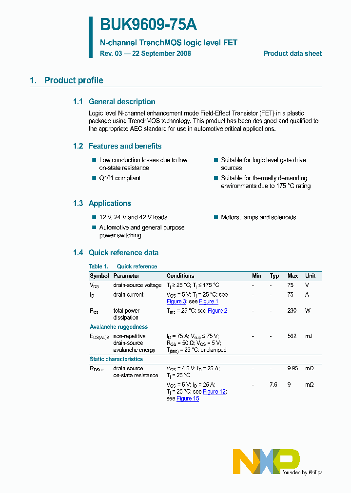 BUK9609-75A_4393894.PDF Datasheet