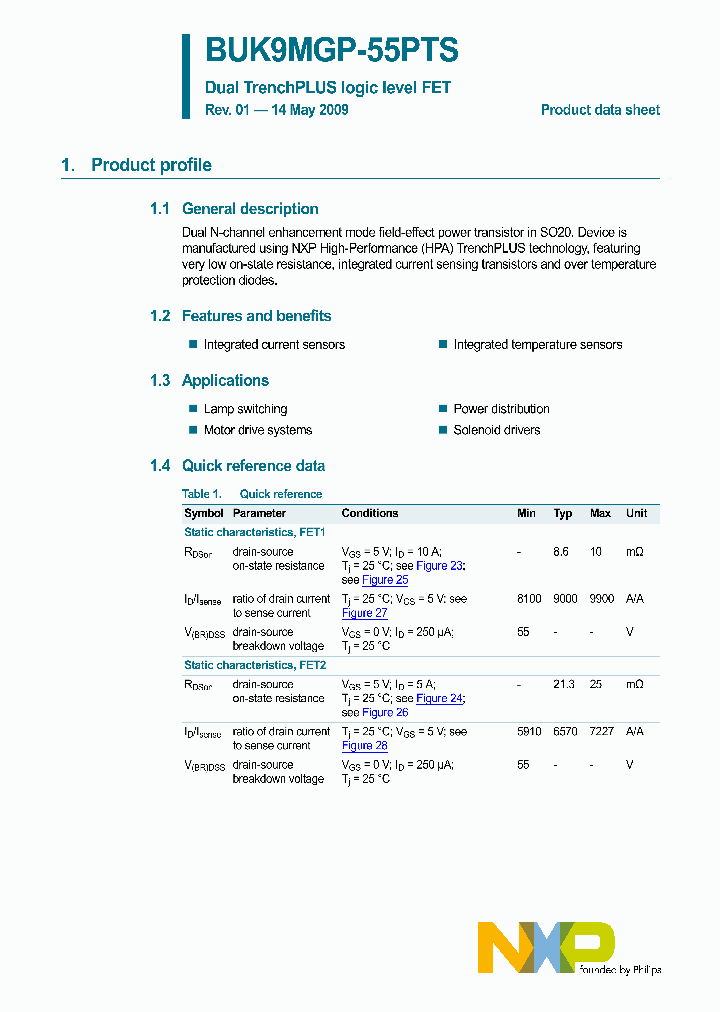 BUK9MGP-55PTS_4572805.PDF Datasheet