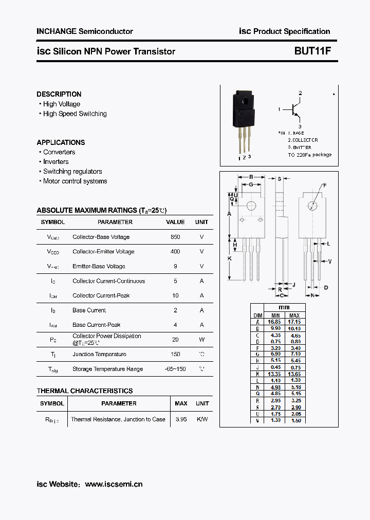 BUT11F_4311611.PDF Datasheet