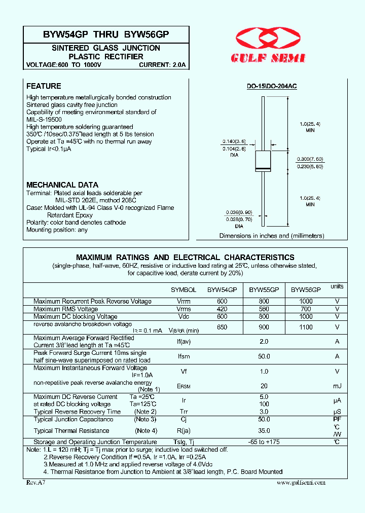 BYW54GP_4618767.PDF Datasheet