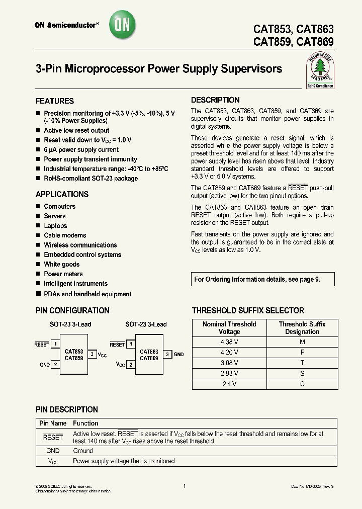 CAT853_4707930.PDF Datasheet