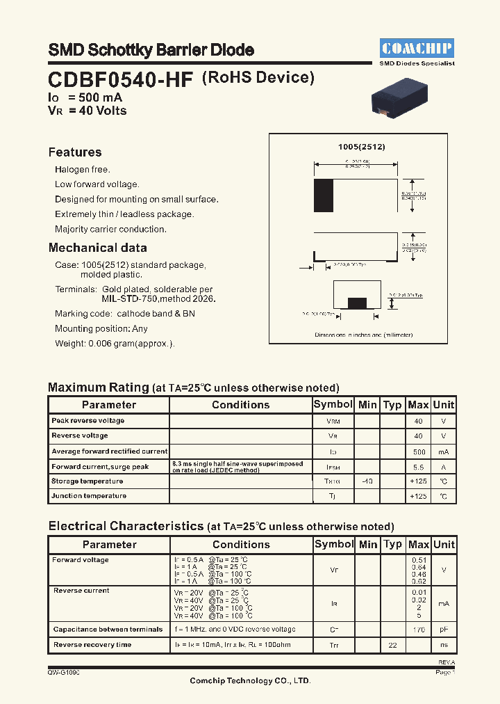 CDBF0540-HF_4784444.PDF Datasheet