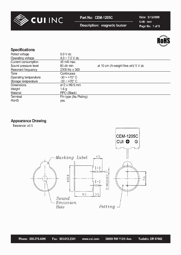 CEM-1205C_4292057.PDF Datasheet