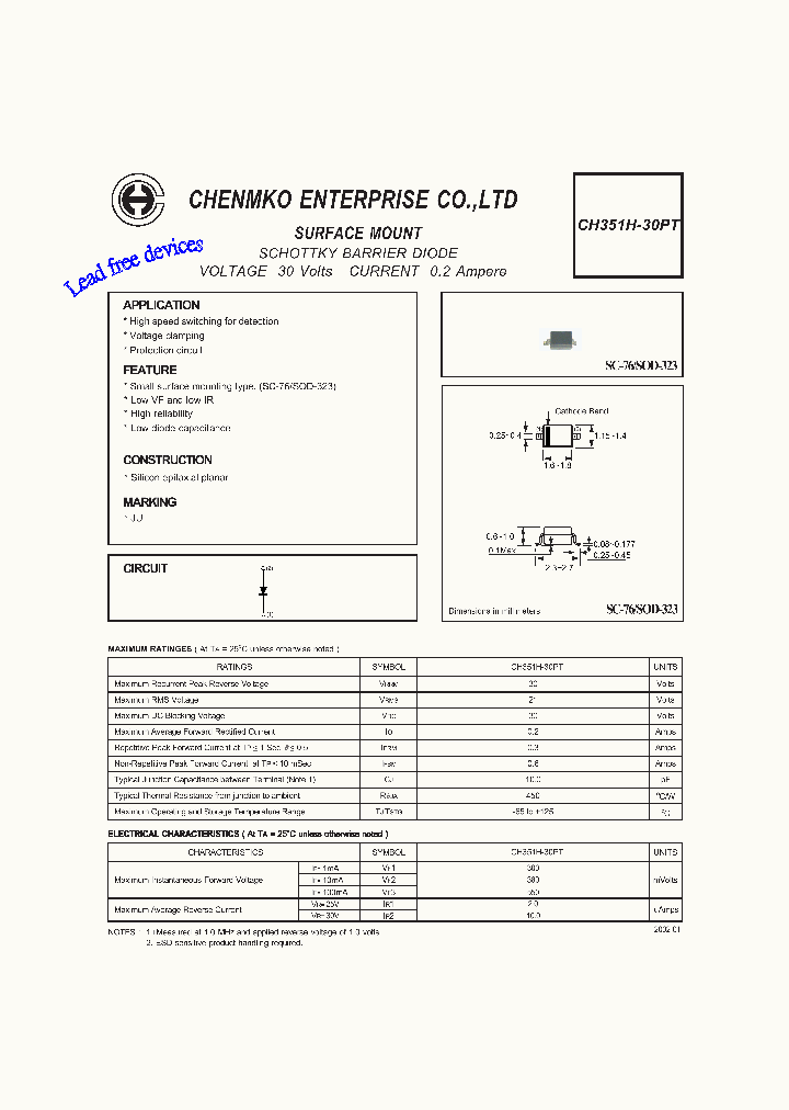 CH351H-30PT_4911830.PDF Datasheet