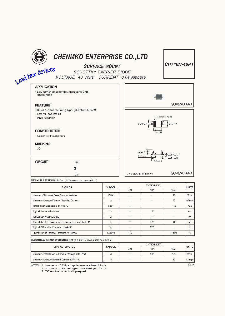 CH740H-40PT_4687095.PDF Datasheet