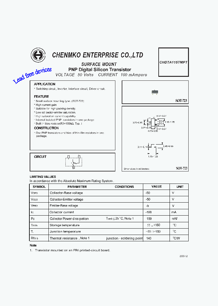 CHDTA115TMPT_4543982.PDF Datasheet