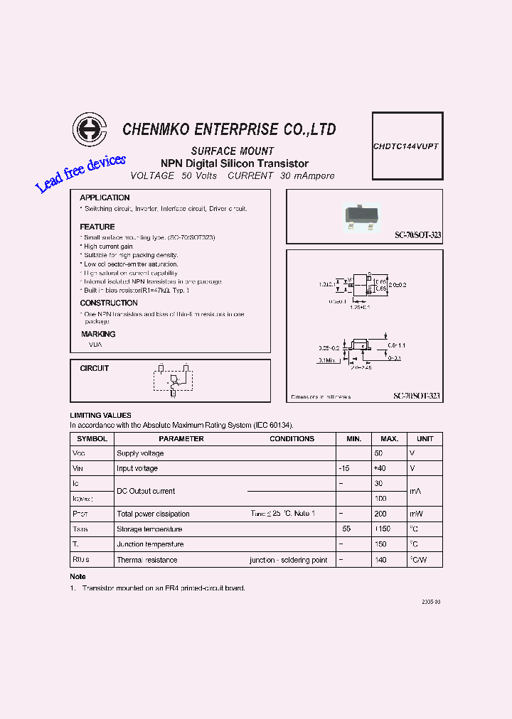 CHDTC144VUPT_4520630.PDF Datasheet