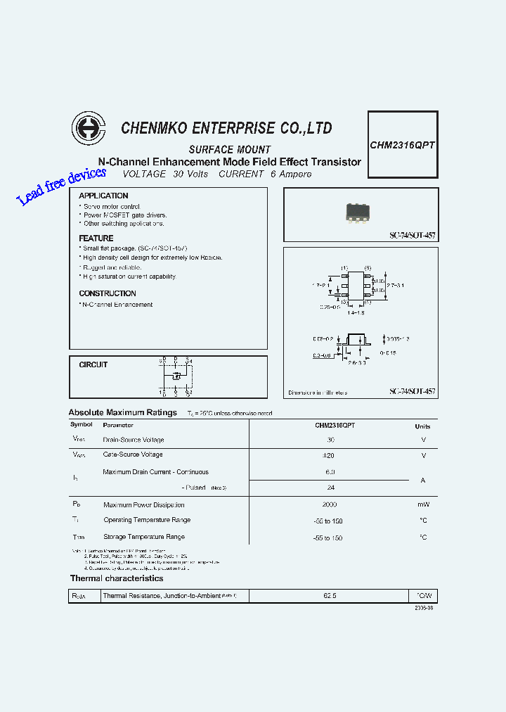 CHM2316QPT_4894190.PDF Datasheet