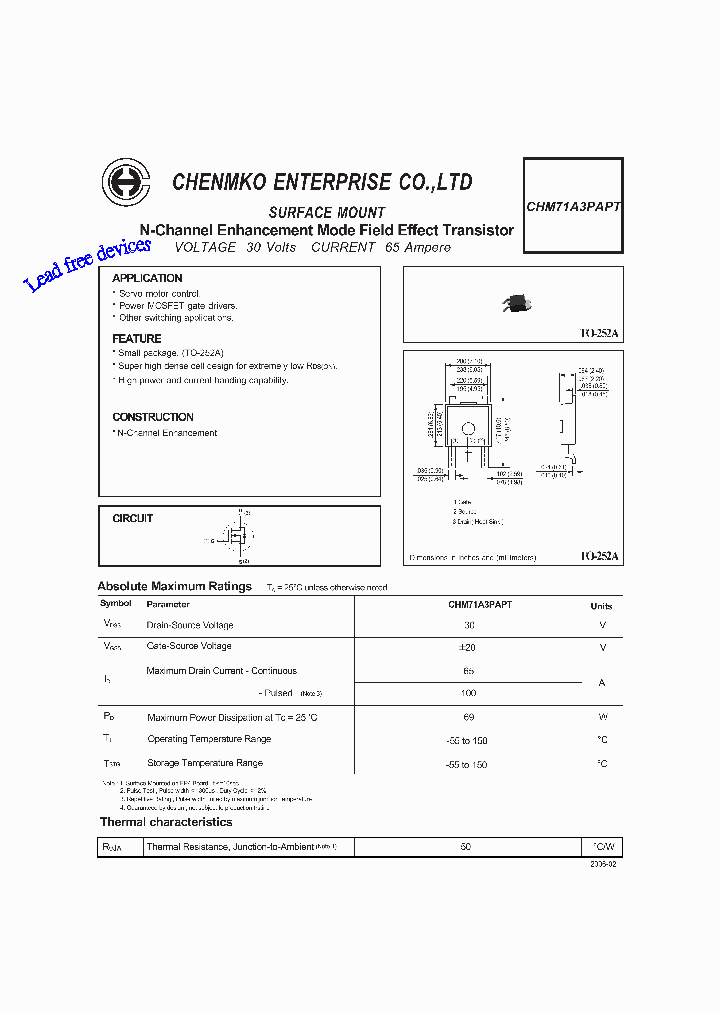 CHM71A3PAPT_4644085.PDF Datasheet