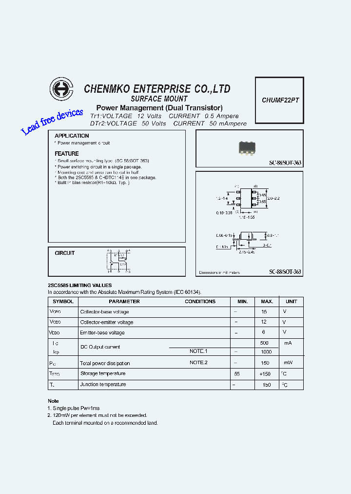 CHUMF22PT_4638139.PDF Datasheet