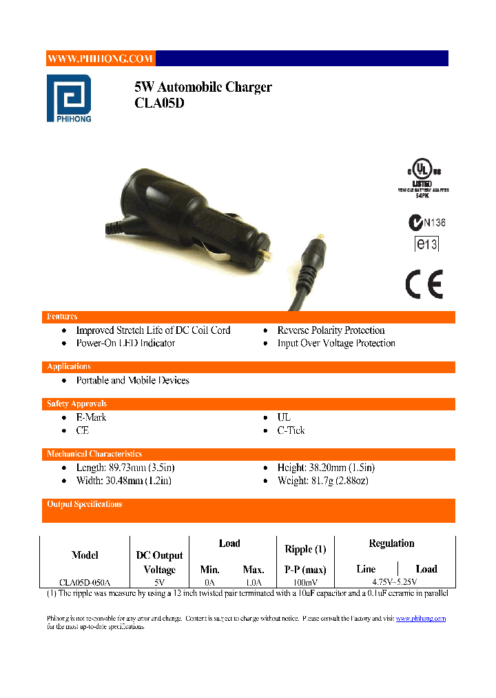 CLA05D-050A_4456555.PDF Datasheet