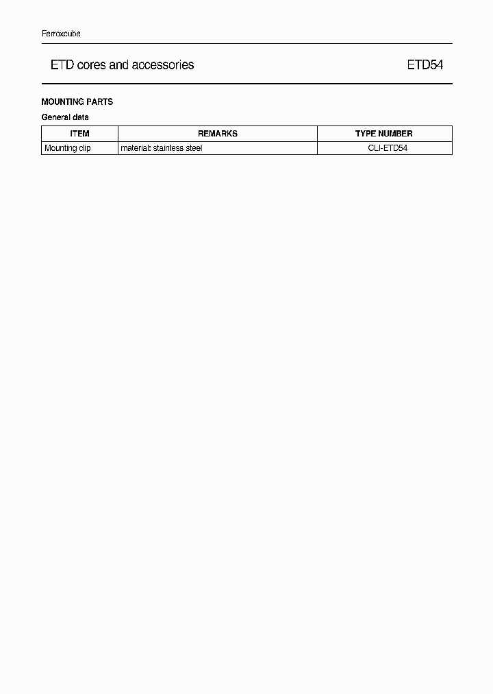 CLI-ETD54_4609924.PDF Datasheet