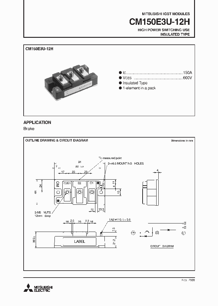CM150E3U-12H09_4586096.PDF Datasheet