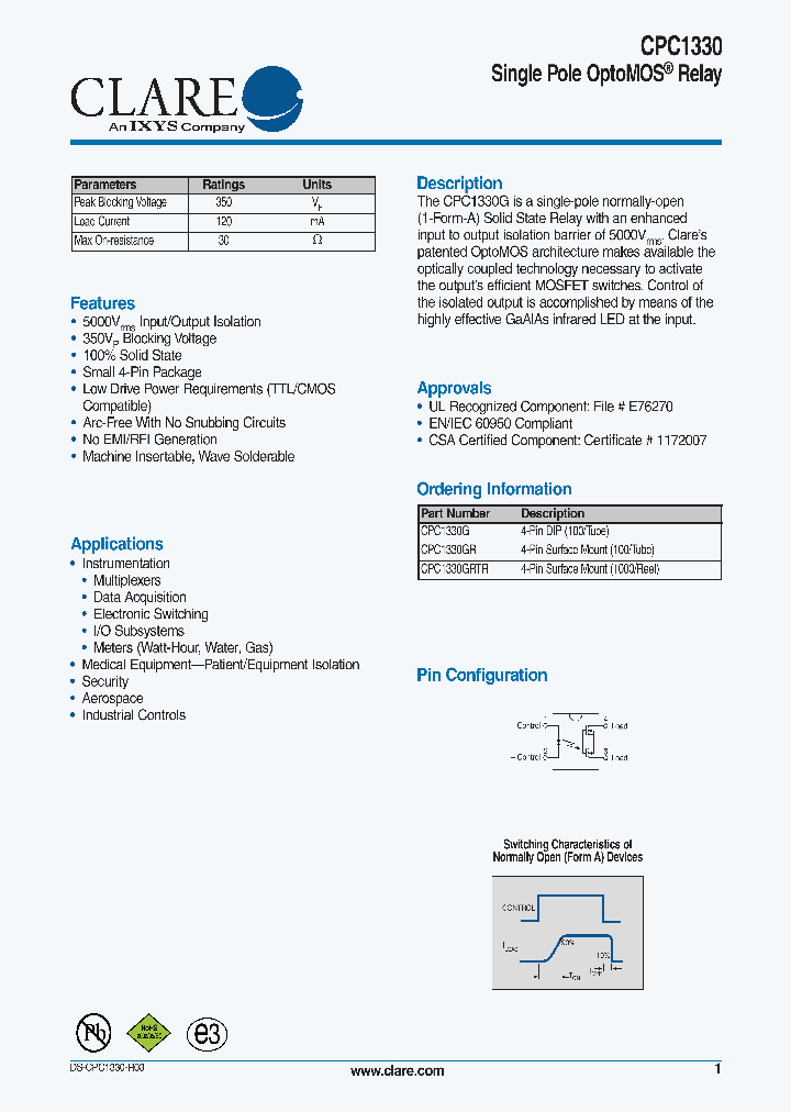 CPC1330_4510575.PDF Datasheet