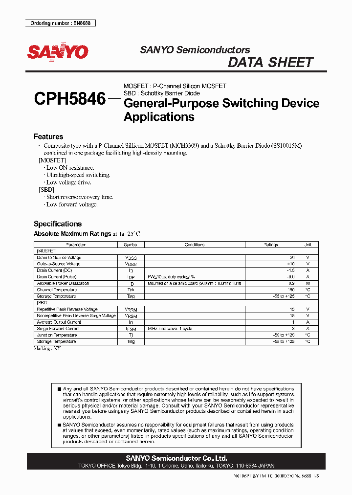 CPH5846_4439303.PDF Datasheet