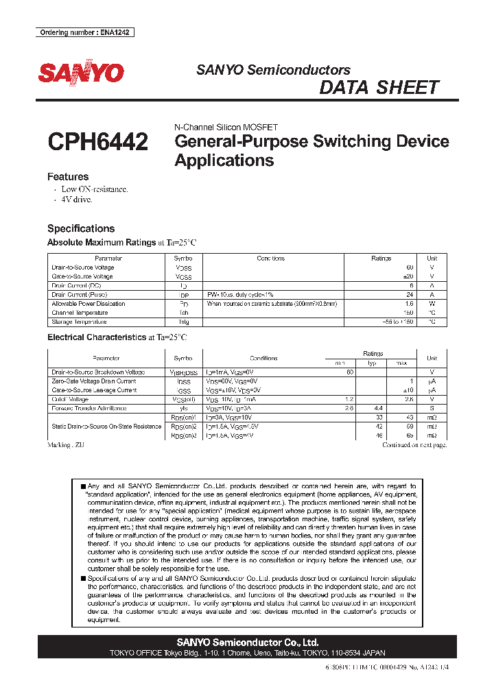 CPH6442_4701056.PDF Datasheet