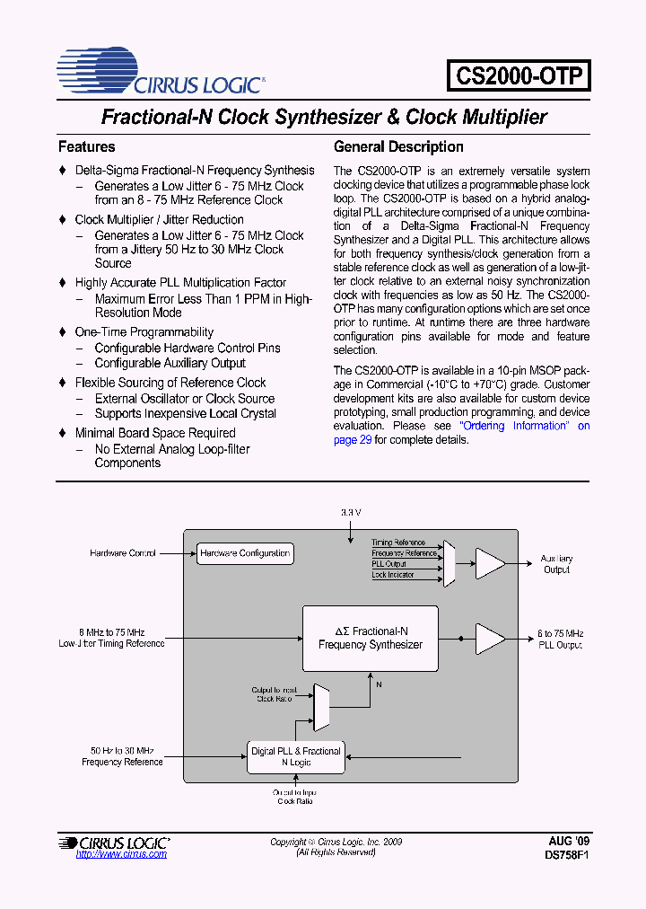 CS2000-OTP09_4639862.PDF Datasheet