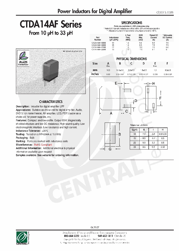 CTDA14AF_4528490.PDF Datasheet