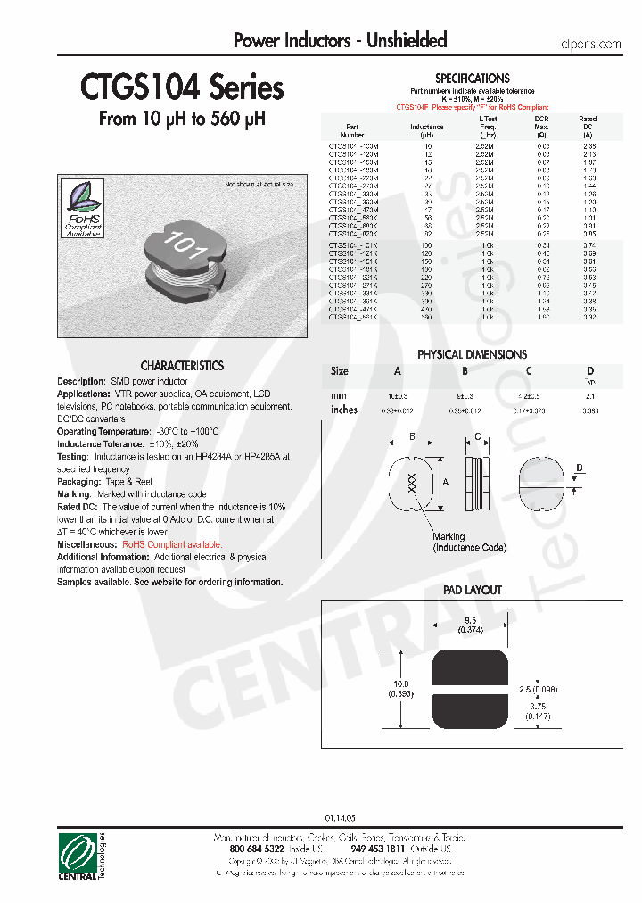 CTGS104-100M_4471151.PDF Datasheet