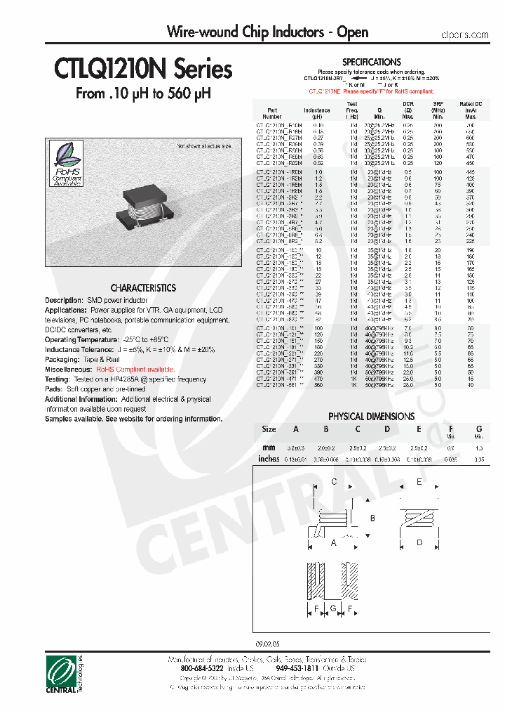 CTLQ1210NF-2R2K_4494022.PDF Datasheet