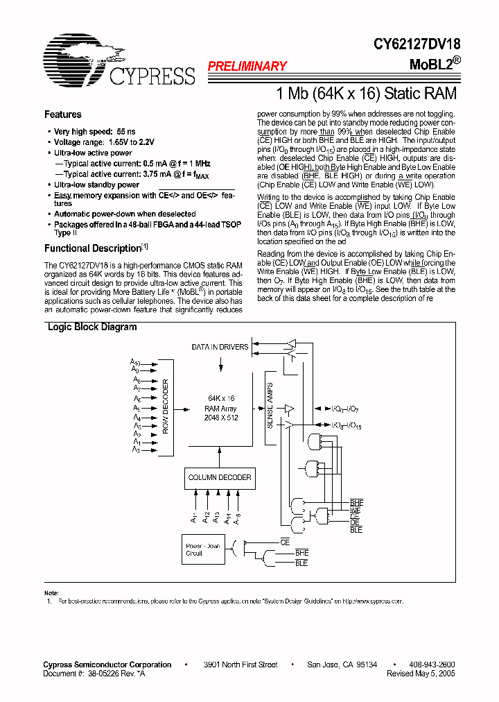 CY62127DV1805_4892400.PDF Datasheet