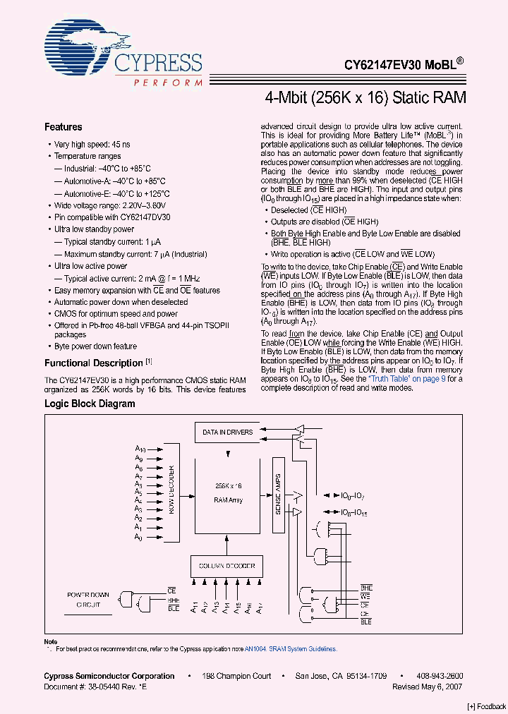 CY62147EV30_4245396.PDF Datasheet