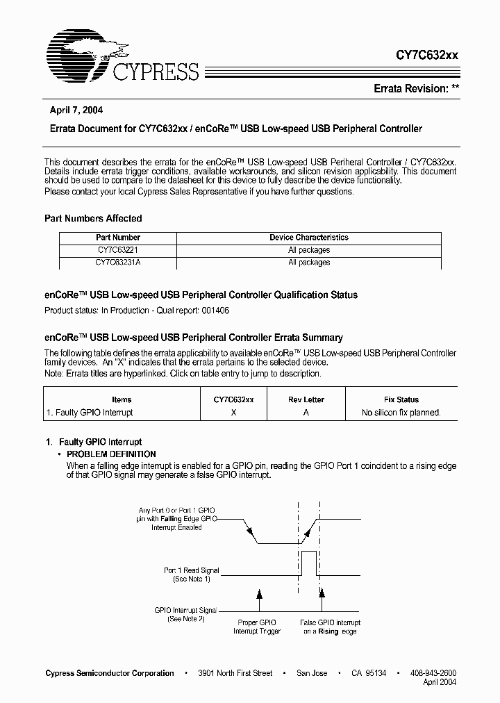 CY7C63231A_4225081.PDF Datasheet