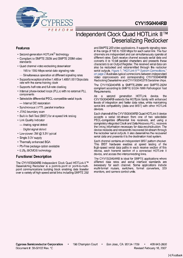 CYV15G0404RB-BGC_4241939.PDF Datasheet