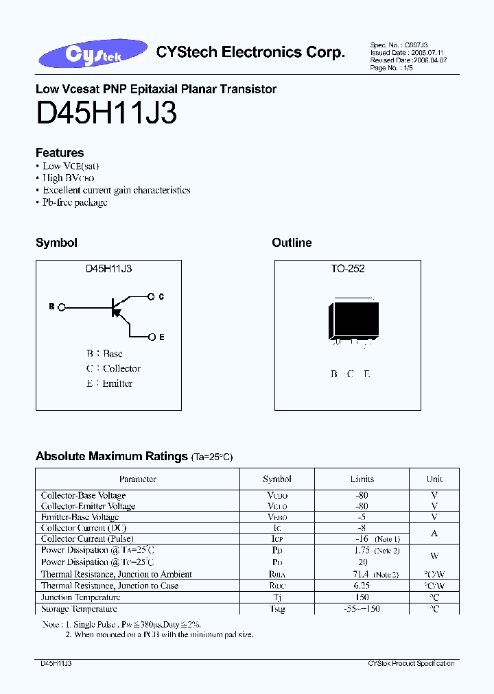 D45H11J3_4173063.PDF Datasheet
