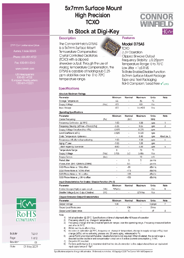 D75AS-0200MHZ_4796936.PDF Datasheet
