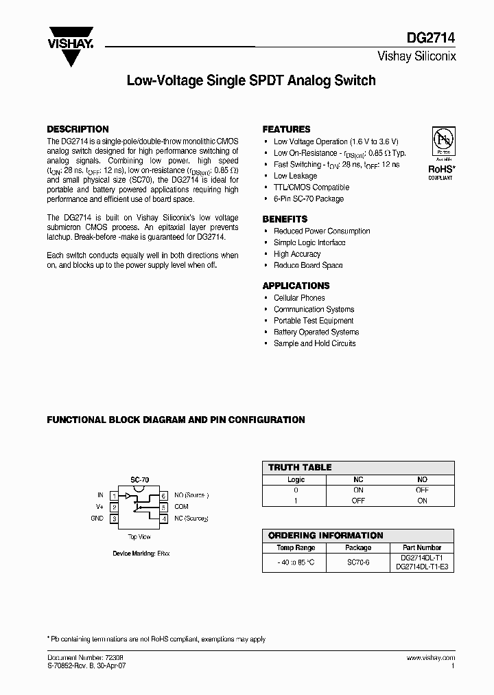 DG2714DL-T1_4264932.PDF Datasheet